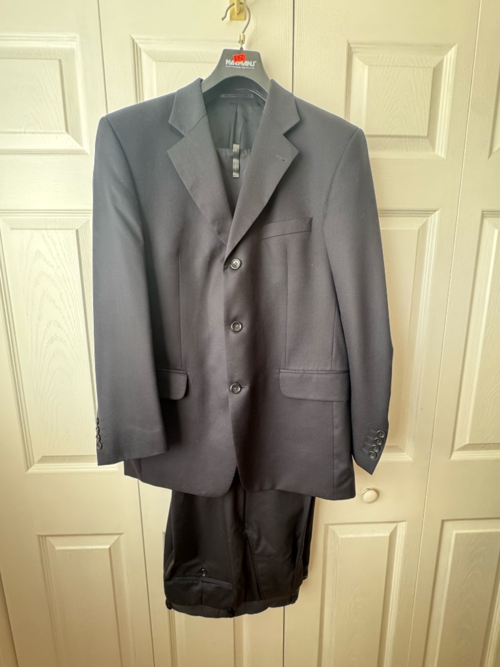 Narmanli Italy 100% Wool Super 140s Men's 2-Piece Suit EU 50 / US 40 R w/ Garmen